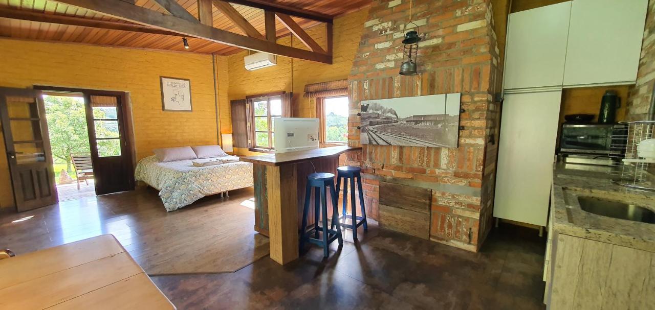 הוילה גריבלדי Loft No Campo Proximo Ao Vale Dos Vinhedos מראה חיצוני תמונה